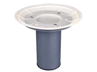 Aufstockelement mit Dichtflansch, inkl. O-Ring und tiefem Bauschutz passend zur Serie HL3020   HL85N-3020